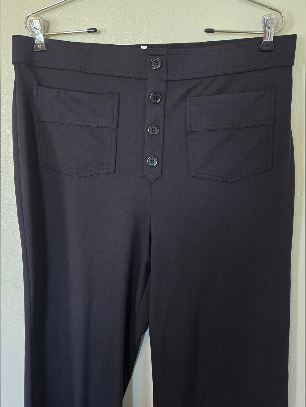 Halara | NWT Black DayStretch High Waisted Straight Leg Casual Pants Size XL - Picture 5 of 12
